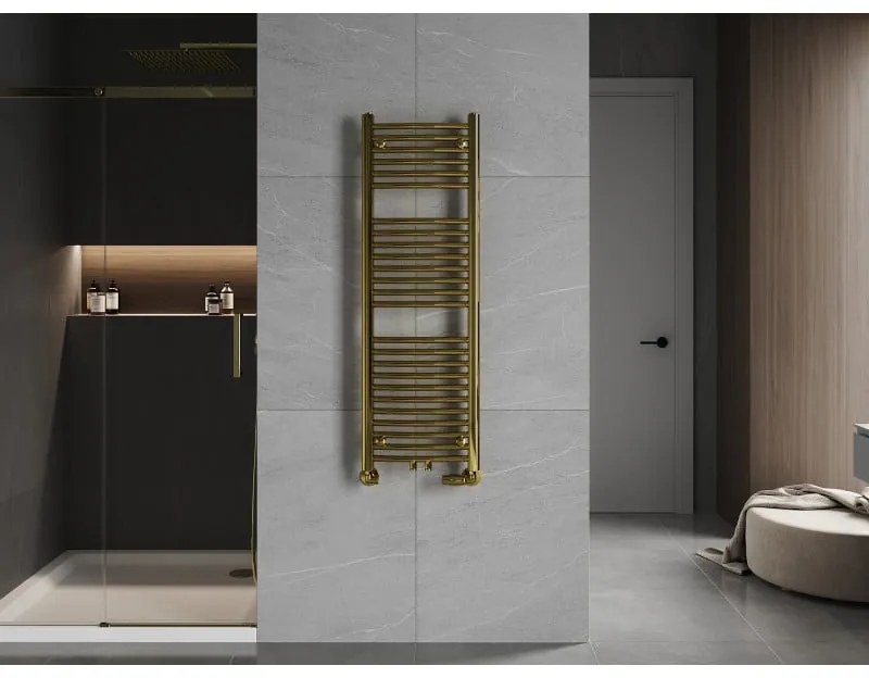 Mexen Ares, vykurovacie teleso 1200 x 500 mm, 420 W, zlatá, W102-1200-500-00-50