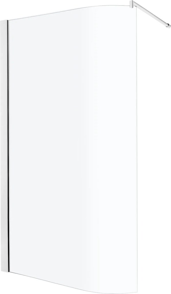 Novoterm Sprchová zastena Walk-in NV-Zeta 140 TR, chróm/transparent - bez vaničky