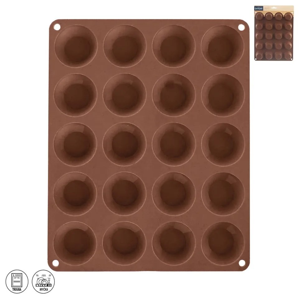 Silikónová forma na pečenie muffinov 23,5x29 cm – Orion