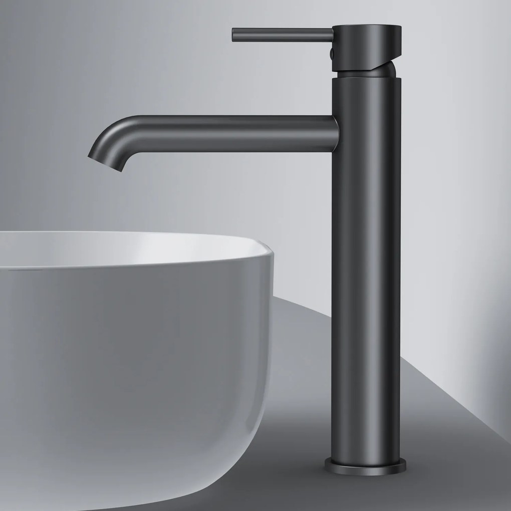 Umývadlová batéria AM.PM Spike FPA92022 vysoká, čierna