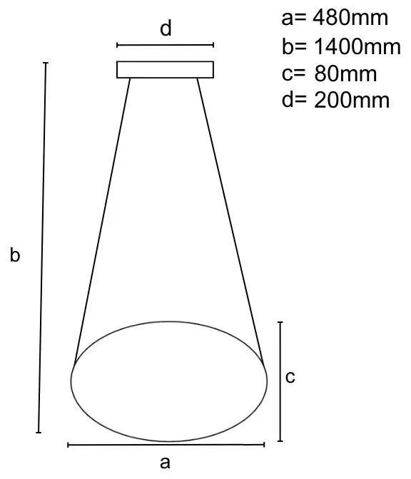 Moderné svietidlo NEDES LED svietidlo 65W/stmiev. J4332/G