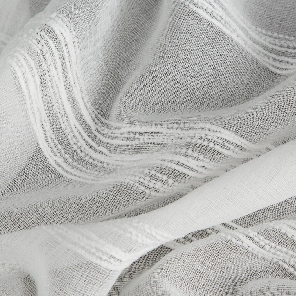 ZÁCLONA NA KRÚŽKOCH DOLY 140X250 CM BIELA