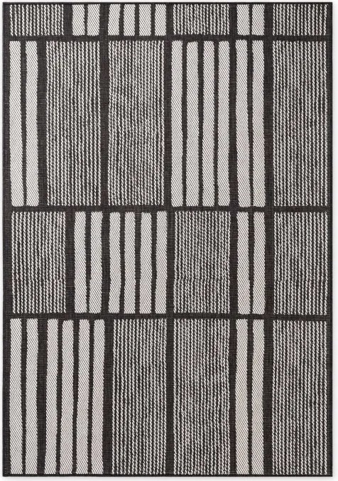 Koberec HARINGEY ALLINGTON čierny / biely