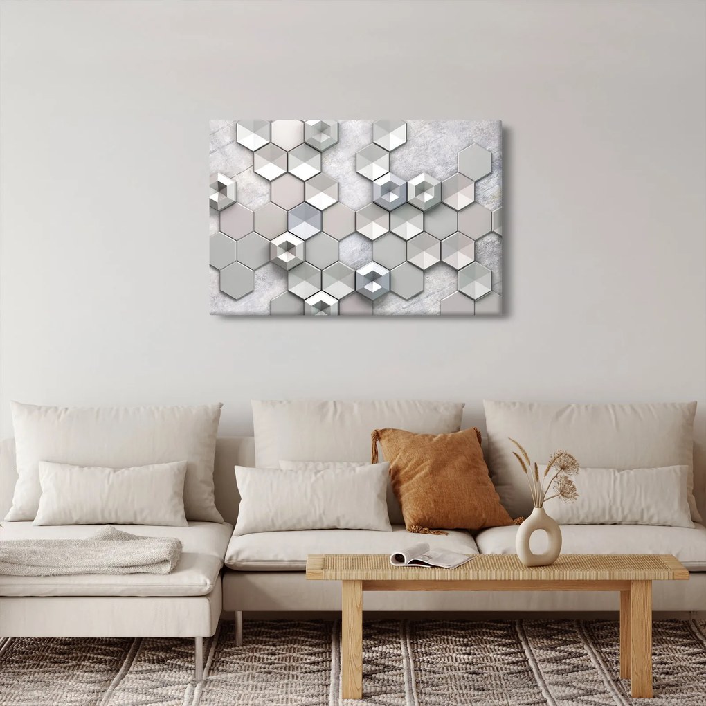 Obraz 3D abstrakcie (90x60 cm)