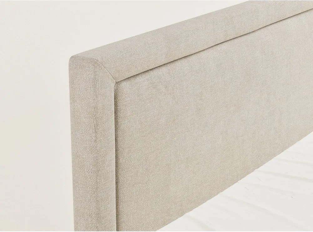 Béžová boxspring posteľ s úložným priestorom 180x200 cm Fresco – Maison de Rêve