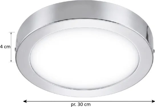 Eglo 33667-LED RGBW Stmievateľné kúpeľňové svietidlo FUEVA-C 21W/230V pr. 30cm