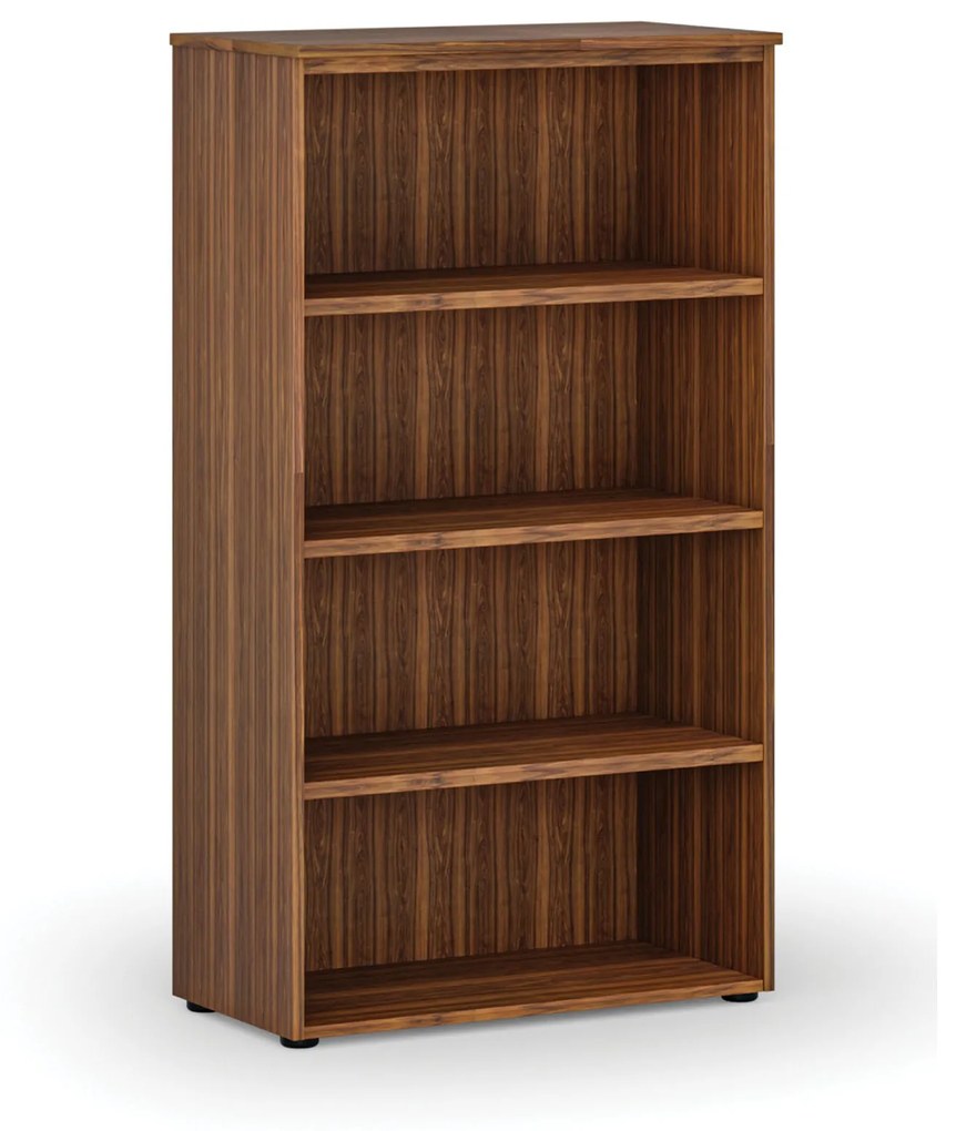 Kancelársky regál PRIMO WOOD, 1434 x 800 x 420 mm, orech