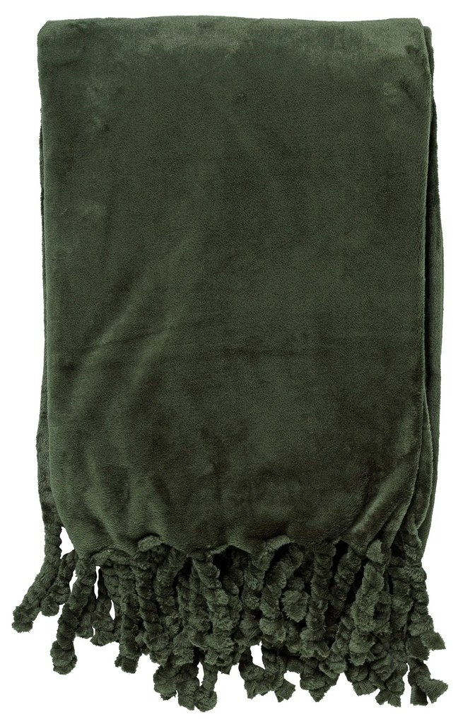 Fleecová deka FLORIJN, 150x200 cm, Mountain View, Green