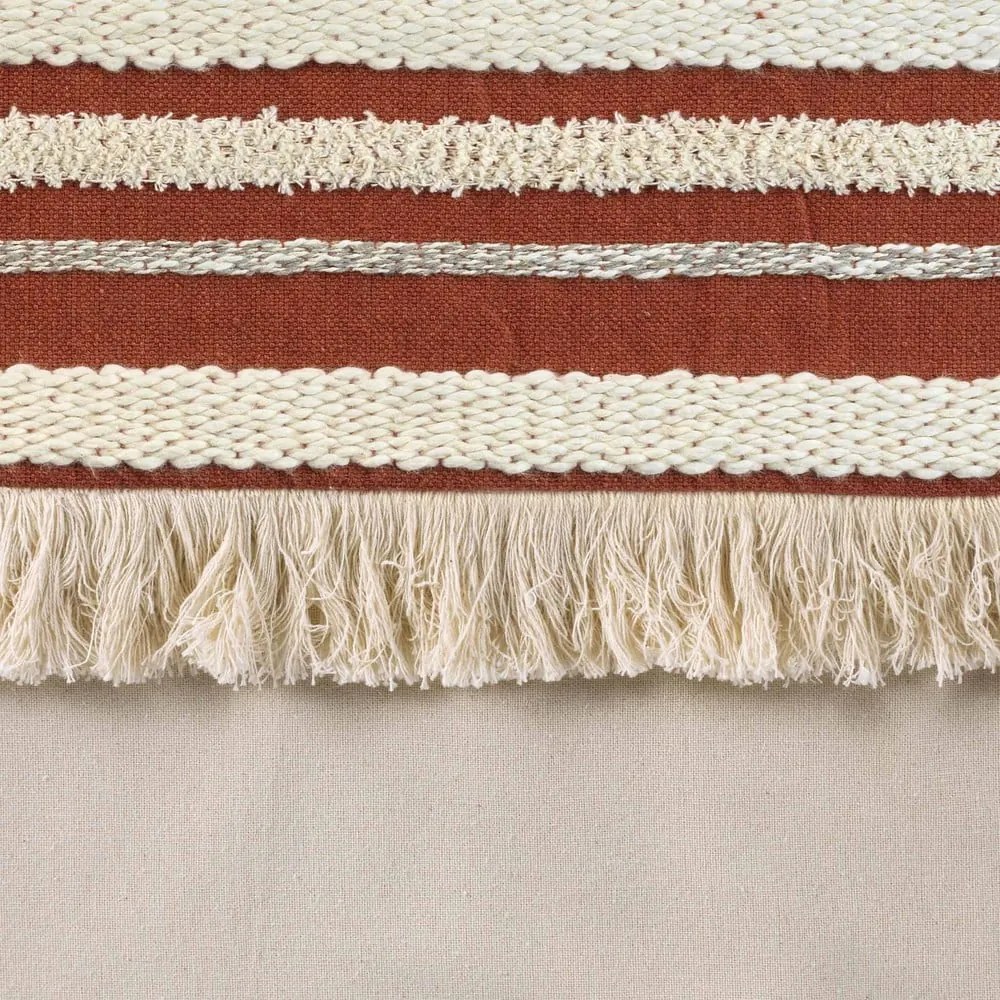 Bavlnený záves v tehlovej farbe/v prírodnej farbe 140x240 cm Atlas – douceur d'intérieur