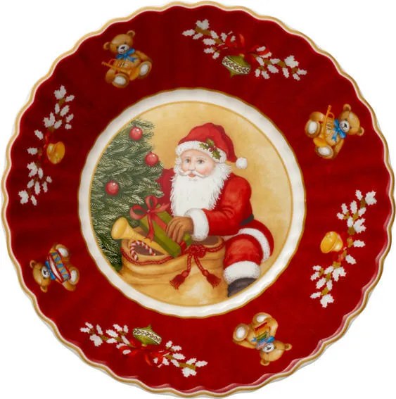 Malá miska, Santa s darčekmi, 16 cm Toy's Fantasy