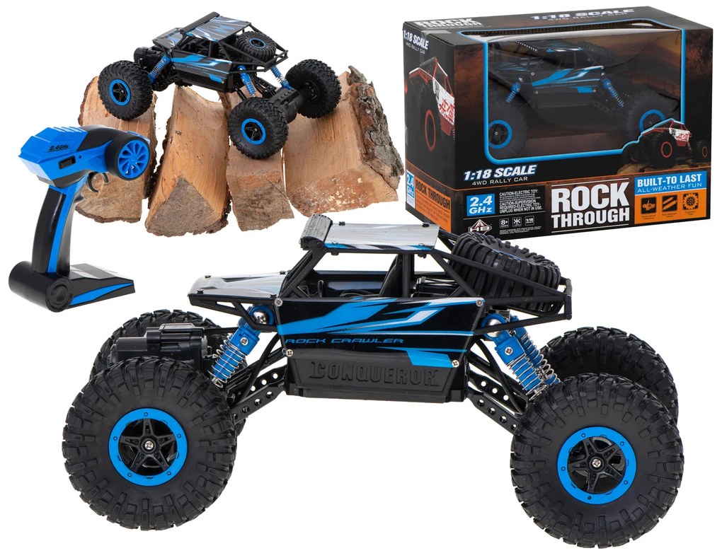 IKO RC auto Rock Crawler HB 2.4GHz 1:18 modré