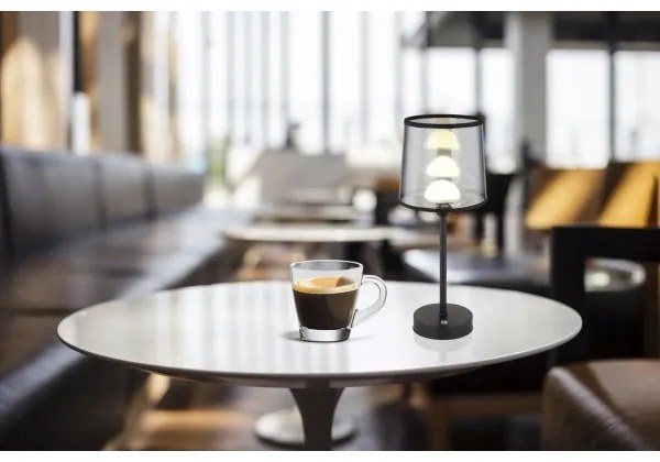 Globo 21008S - LED Stmiev. stolná lampa LUNKI LED/2,5W/3,7V 2700/4000/6500K čierna