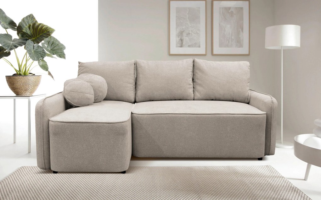 XXXLutz ROHOVÁ SEDAČKA, textil, taupe MID.YOU - Sedačky - 001574006701