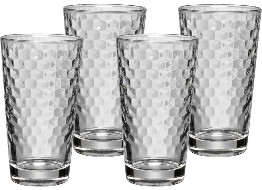 WMF - SADA 4x Pohár na latte macchiato COFFEE TIME 280 ml