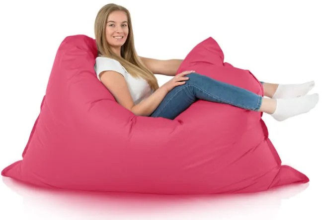 Vankúš na sedenie ružový nylon