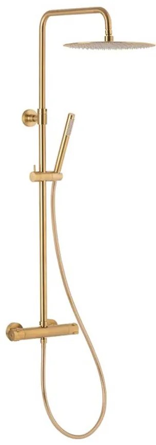 Sprchový set s termostatickou batériou Moza Gold Premium