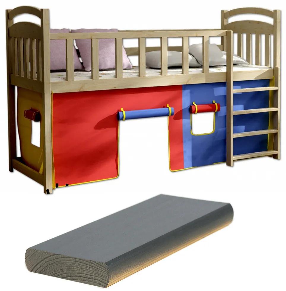 FA Vyvýšená detská posteľ Aramis 200x90 Farba: Limetka (+44 Eur)