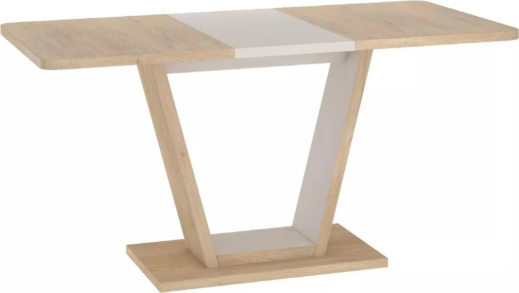 Jedálenský rozkladací stôl Nigel 120/160 cm dub Cremona Torro/kašmírový