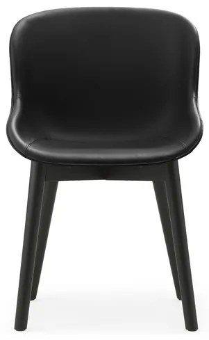 Stolička Hyg Chair Ultra Leather – čierna/čierny dub