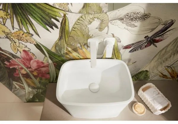 KFA Armatura 4529-810-44 - Umývadlová batéria pre podomietkovú montáž MALAGA biela