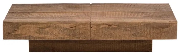furniture-nabytek.cz - Masívny konferenčný stolík Amberley z mangového dreva, lakovaný, prírodný – 140×70 cm