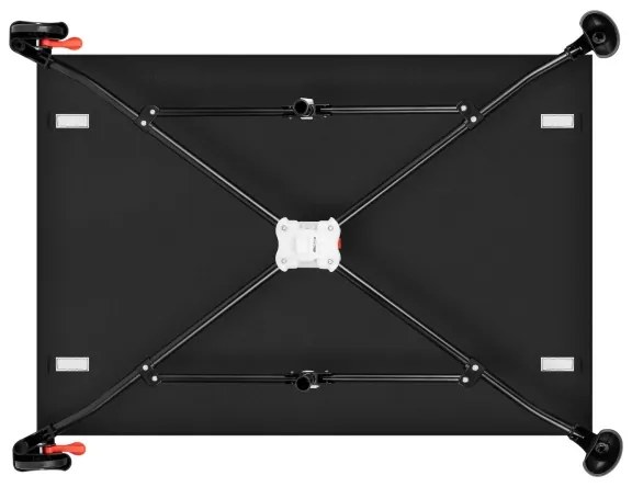 Lionelo - Cestovná postieľka LAURA Black Carbon