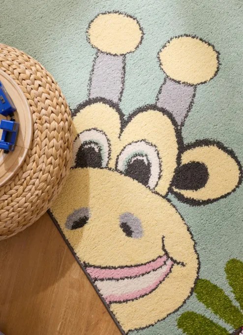 Detský koberec Funky Top Tig mätový