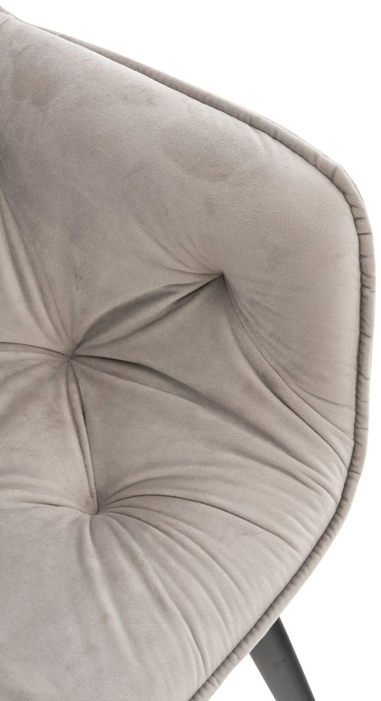 Stolička Tanna - zamat - Sivá