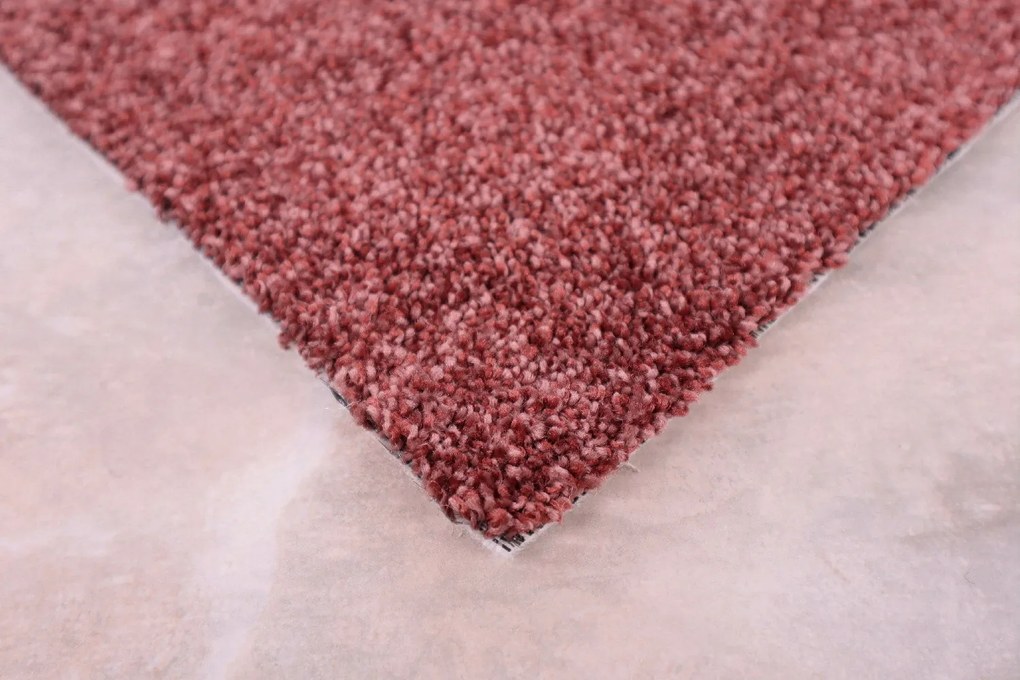 Vopi, Metrážny koberec Capri terra - neúčtujeme odrezky z role, na mieru, šíře 1,33m,1m,2m,3m,4m,na mieru, neúčtujeme odrezky, oranžová, ab (mriežka), chodba / predsieň