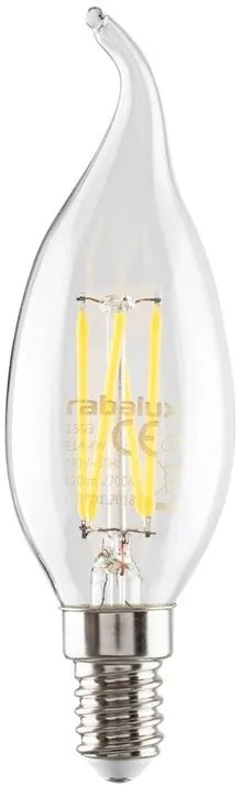 LED žiarovka Vintage E14, 4W, 470 lm, Denná biela 4000K
