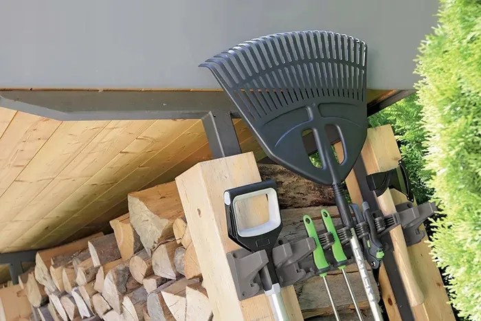 Prosperplast Držiak na náradie, organizér do dielne MULTIHOLDER s 9 úchytmi - 60x13