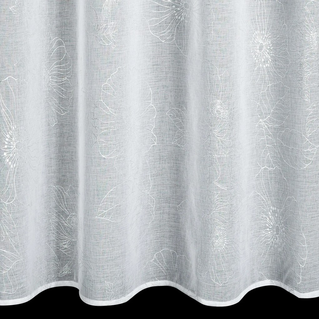 ZÁVES NA KRÚŽKOCH SAGI 140X250 CM KVETY