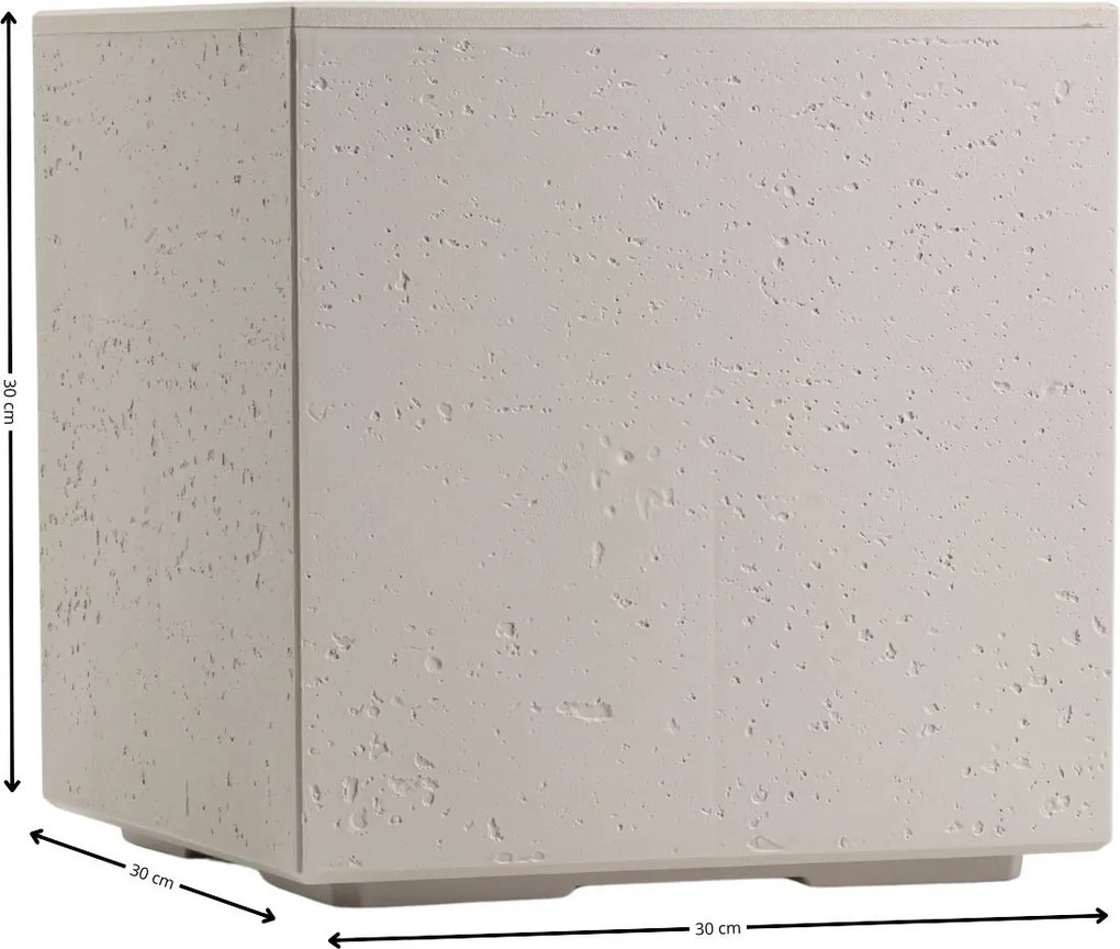 Kvetináč na kolieskach BETONIQUE 30x30 cm betón - výber z 8 prevedení
