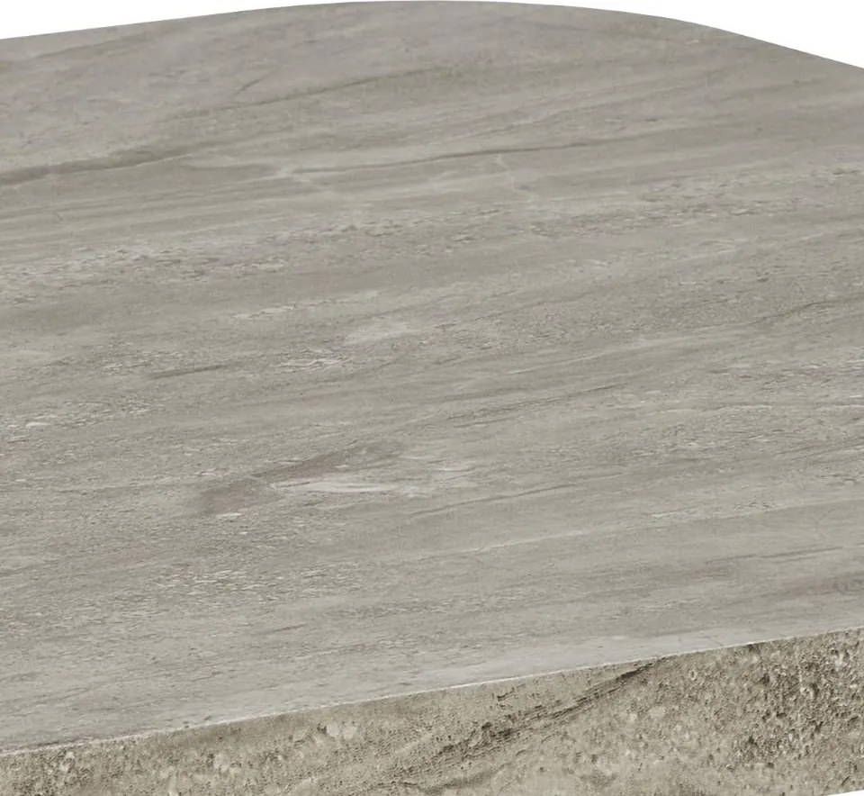 Konferenčný stolík Solano 60 cm mramor sivý