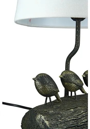 Dekoratívne svietidlo black&gold BIRDS