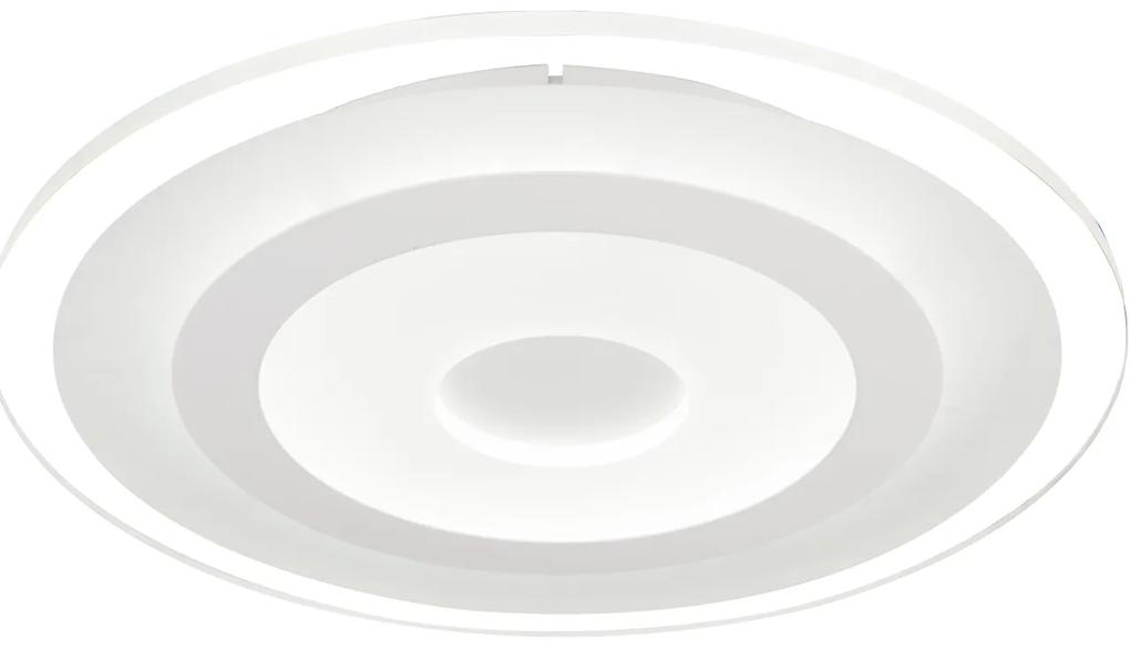 GLOBO Stropné prisadené stmievateľné osvetlenie BERSAGLIO, 36W, teplá biela, 40cm, okrúhle