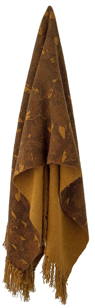 Bloomingville Prehoz z recyklovanej bavlny Ganja Brown 160 x 130 cm