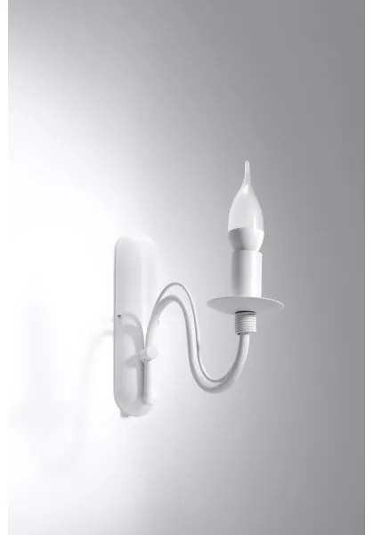 Nástenné svietidlo MINERWA 1xE14/40W/230V biela