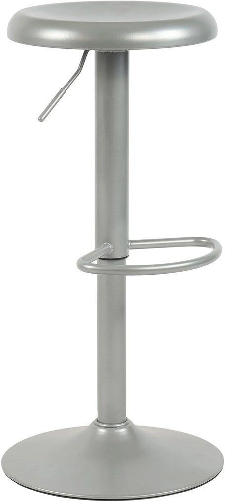 Barová stolička Williston - strieborná