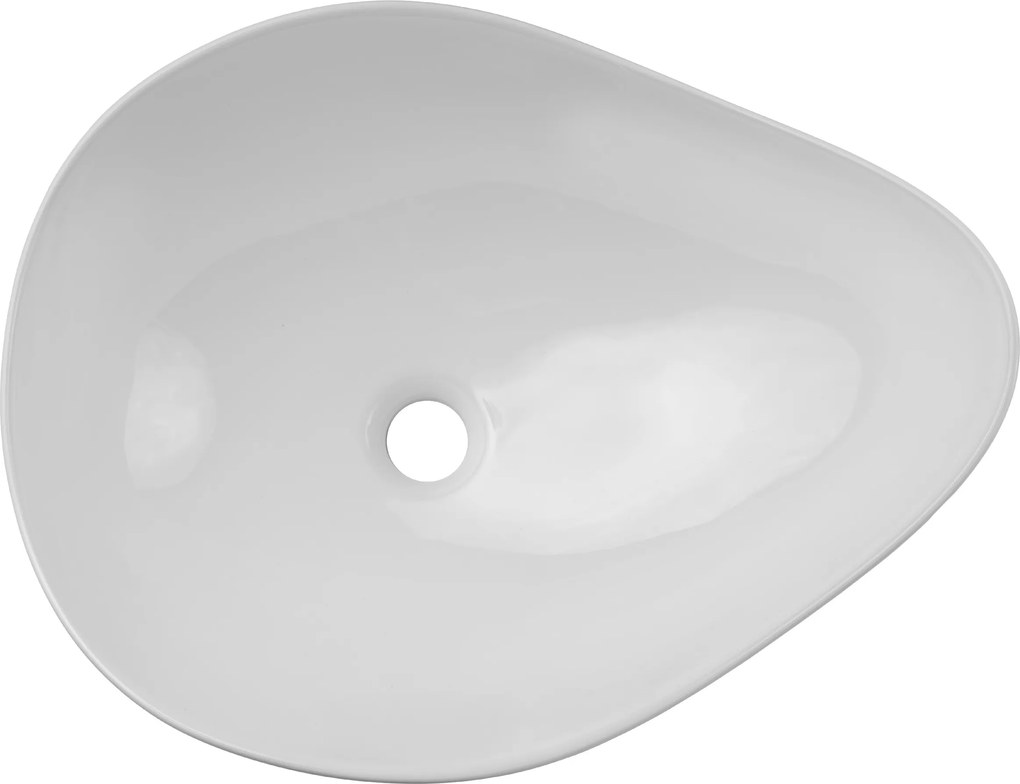 Comad Keramické umývadlo na dosku CLOUD FREE WHITE, biela