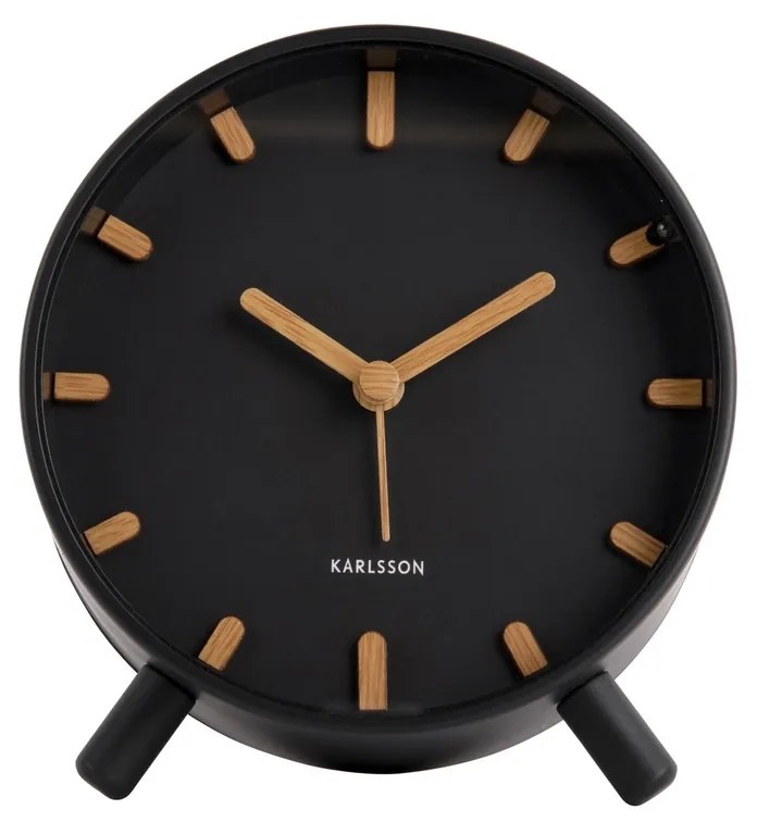 Karlsson 5943BK dizajnový budík 11 cm