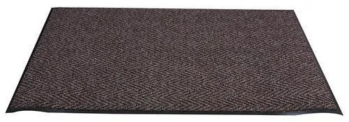 Vnútorná čistiaca rohož s nábehovou hranou, 150 x 90 cm, hnedá