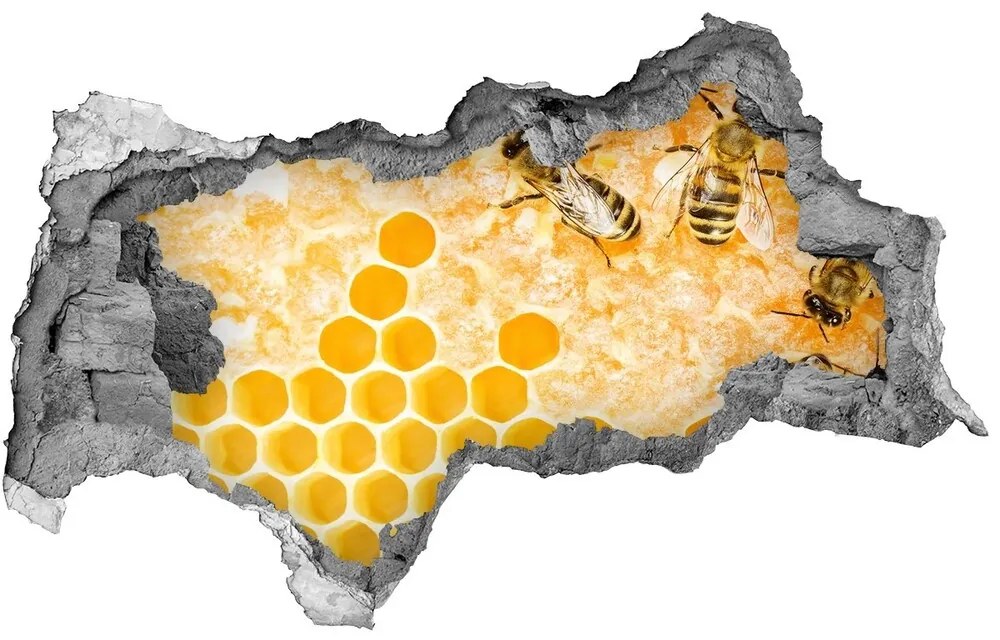 Diera 3D fototapeta nálepka Pracovný včely nd-b-74378590
