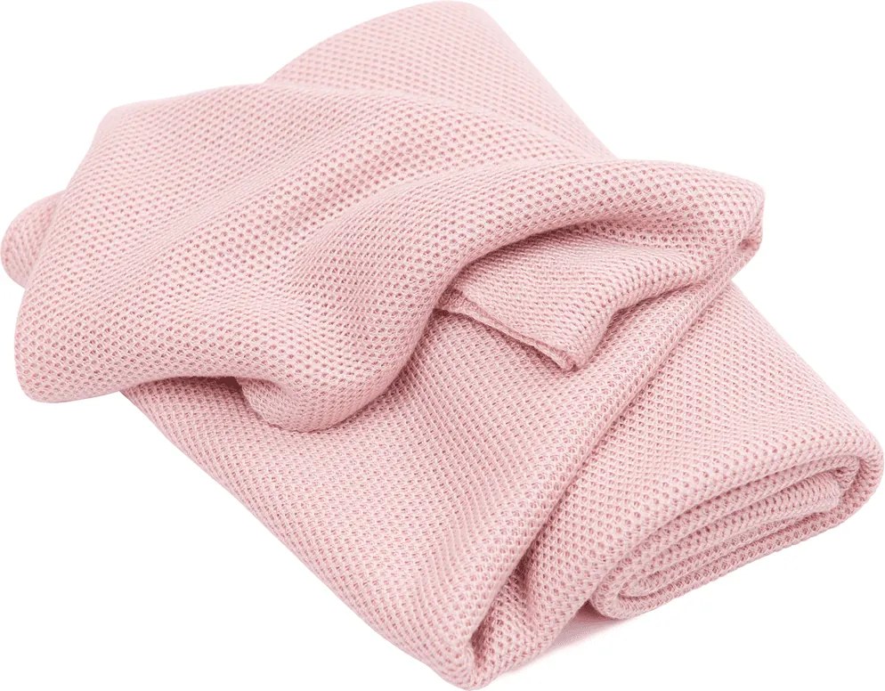 Bambusová zavinovačka púdrovo ružová 85x85cm