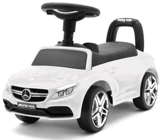 BABY MIX Detské odrážadlo Mercedes Benz AMG C63 Coupe Baby Mix biele