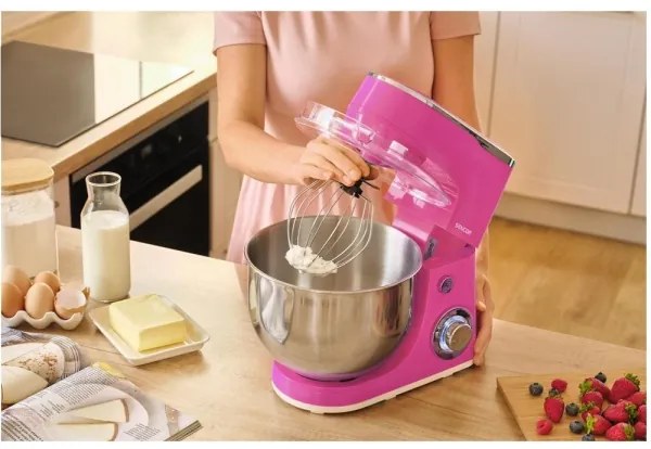 Sencor - Kuchynský robot s nerezovou misou 1300W/230V ružová