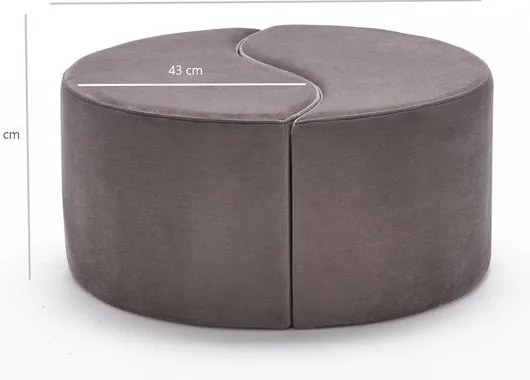 Sivý taburet Alis – Artie