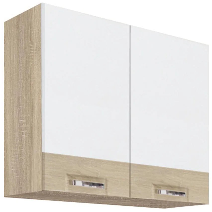 Kuchynská skrinka Premio 43G biely lesk/sonoma