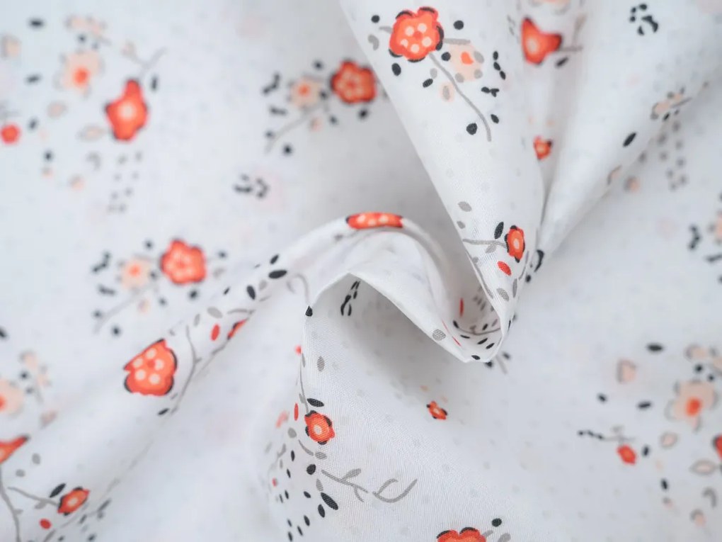 Obliečky z mikrovlákna FLORINE krémové Rozmer obliečky: 70 x 80 cm | 140 x 200 cm