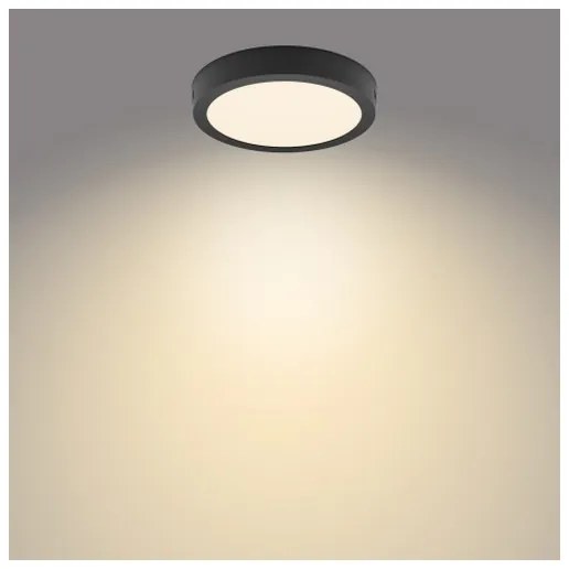Philips - LED Stropné svietidlo MAGNEOS LED/12W/230V 2700K čierna